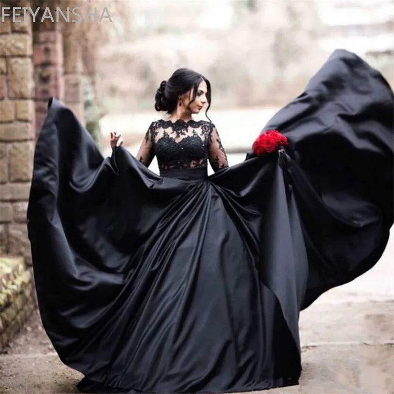 Stunning Black Swan Off Shoulder Prom Gown - Sexy, Elegant, and Luxuri