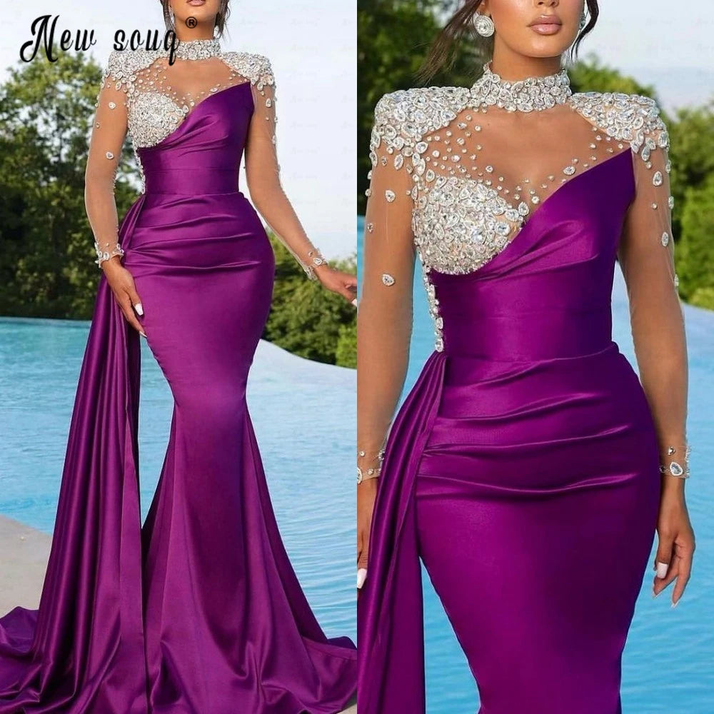 Elegant Mermaid Evening Dress - Haute Couture Formal Gown